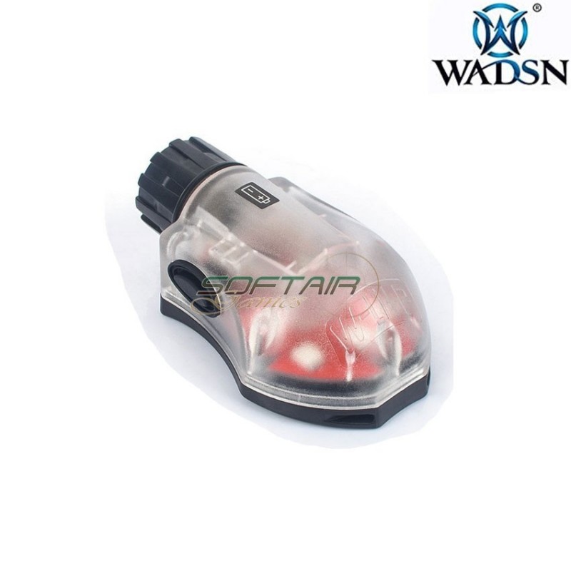 Manta Strobe Black base & red light wadsn (wd03002-bk-red)