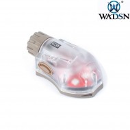 Manta Strobe dark earth base & red light wadsn (wd03002-de-red)