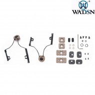 Comtac arc rail adapters dark earth for helmet wadsn (wz166-de)