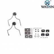 Sordin arc rail adapters olive drab per elmetto wadsn (wz169-od)