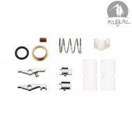 Aluminum cnc hop up chamber black rotary m4 w/led tracer kublai (kub-b086-bk)