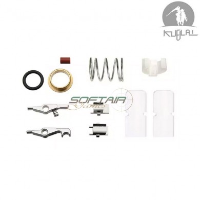 Gruppo hop up red cnc alluminio rotary m4 c/led tracer kublai (kub-b086-rd)