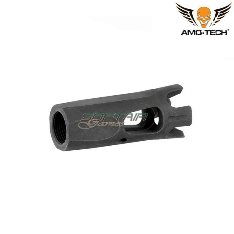 Spegnifiamma battlearms thumper black 14mm ccw amo-tech® (amt-h111-bk)