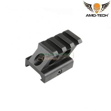 Riser mount 3 slots 1.40" black amo-tech® (amt-q077-bk)