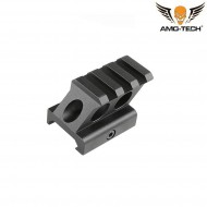 Riser mount 3 slots 1.40" black amo-tech® (amt-q077-bk)