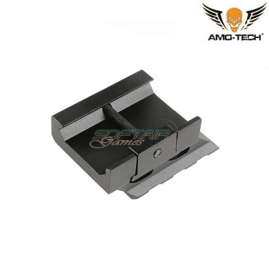 Rialzo mount 3 slot 1.40" black amo-tech® (amt-q077-bk)