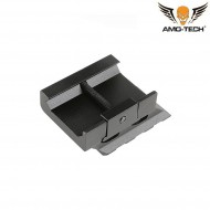 Rialzo mount 3 slot 1.40" black amo-tech® (amt-q077-bk)