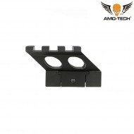 Rialzo mount 3 slot 1.40" black amo-tech® (amt-q077-bk)