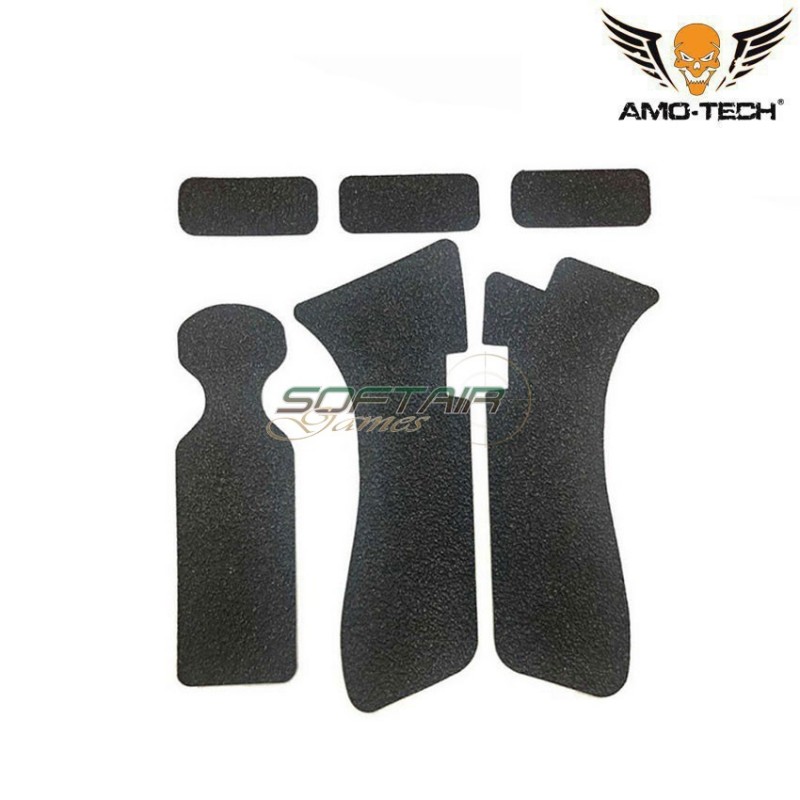 Non-slip Rubber Texture black Grip adesivo Cover per Glock amo-tech® (amt-as.p1-bk) Non-slip Rubber Texture black Grip adesivo Cover per Glock amo-tech® (amt-as.p1-bk)
