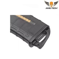 Mid-cap magazine 120bb aeg m4/ar-15 black w/dummy ammo kit B amo-tech® (amt-as.i034-kitb-bk)