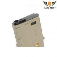 Caricatore monofilare 120bb aeg m4/ar-15 dark earth c/dummy ammo kit B amo-tech® (amt-as.i034-kitb-de)