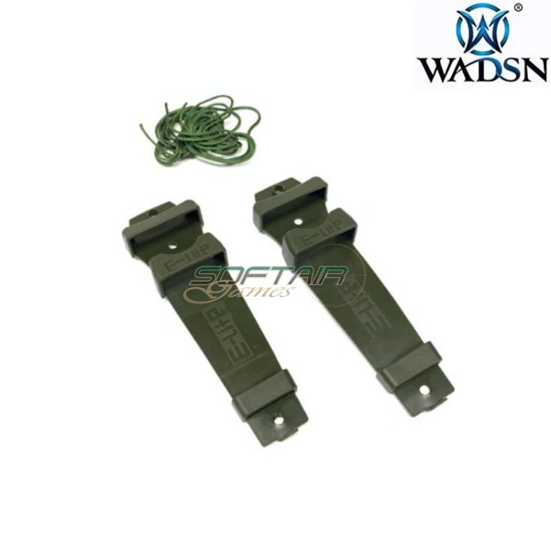 E-lite base case olive drab set 2 pezzi wadsn (wex235-od)