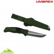 Coltello lama fissa ancho green con custodia rigida alpina sport umarex (um-5.0998.4-gr)