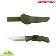 Coltello lama fissa ancho green con custodia rigida alpina sport umarex (um-5.0998.4-gr)