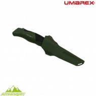 Coltello lama fissa ancho green con custodia rigida alpina sport umarex (um-5.0998.4-gr)