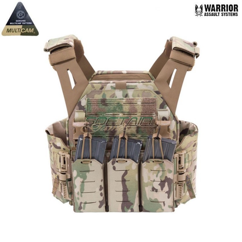 Laser Cut Lpc Low Profile Carrier V1 mk1 Solid Sides w/triple 5.56 Multicam® Warrior Assault Systems (w-lc-lpc-v1-mk1-mc)