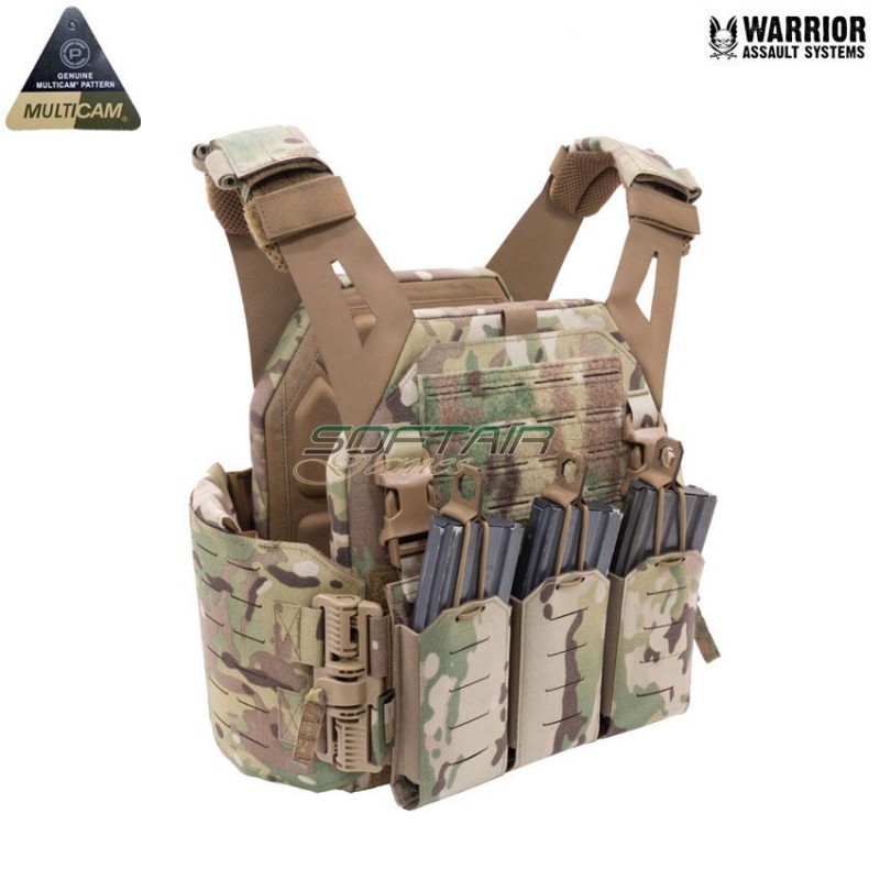Laser Cut Lpc Low Profile Carrier V1 mk1 Solid Sides c/triple 5.56 Multicam® Warrior Assault Systems (w-lc-lpc-v1-mk1-mc)
