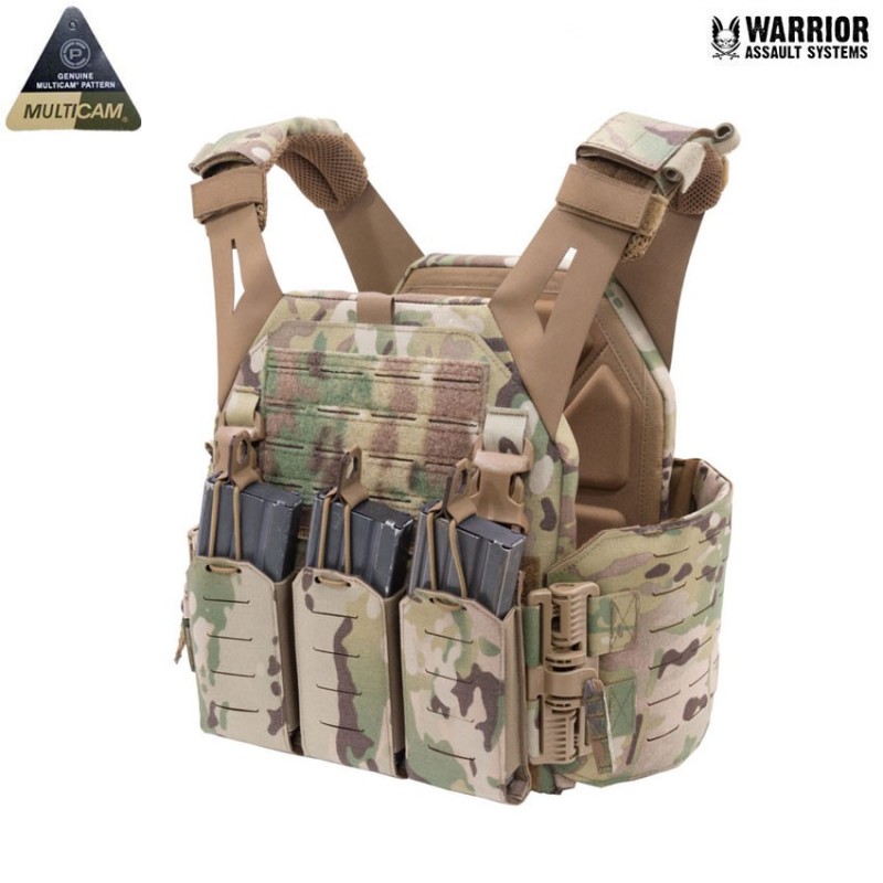 Laser Cut Lpc Low Profile Carrier V1 mk1 Solid Sides w/triple 5.56 Multicam® Warrior Assault Systems (w-lc-lpc-v1-mk1-mc)