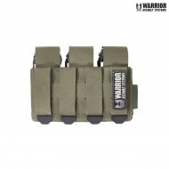 Laser cut tasca triple 40mm Flash Bang ranger green Warrior Assault Systems (w-lc-t40-fbp-rg)
