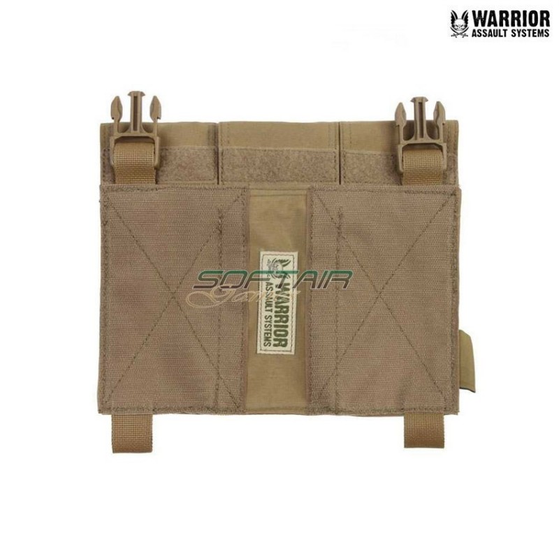 Removable triple m4 covered mag pouch coyote tan warrior assault systems (w-eo-dfp-tm4-ct)