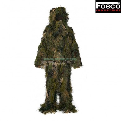 Deluxe Ghillie Suit woodland fosco industries (fo-469271-wd)