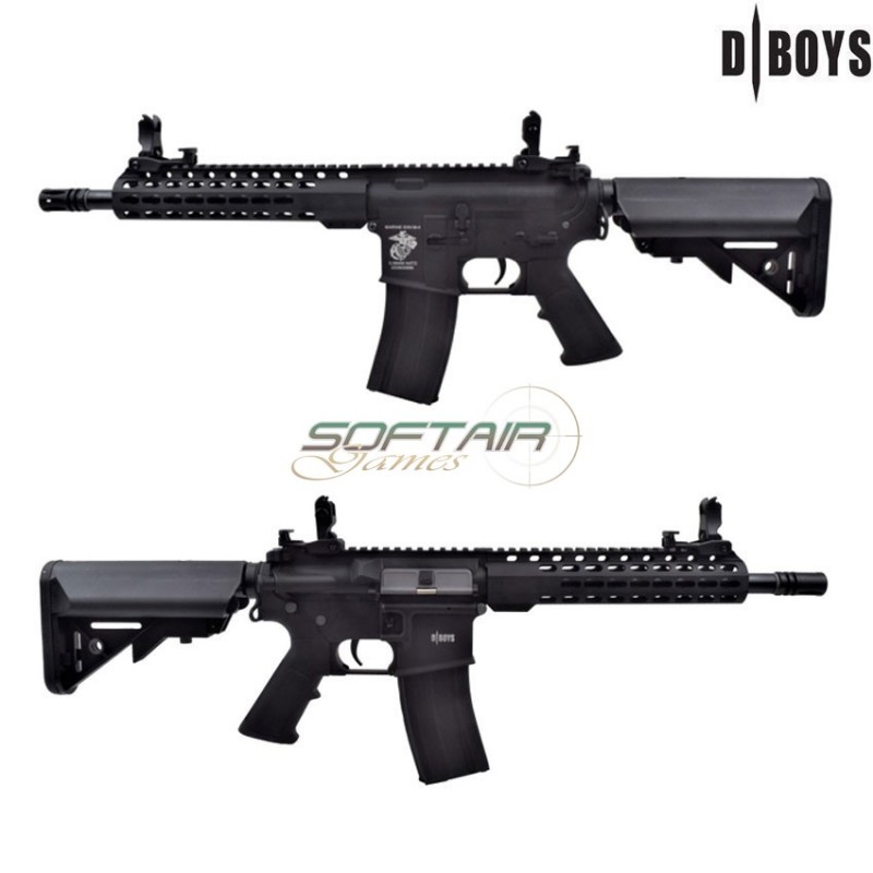 Electric rifle m4 keymod metal version black dboys (3381m)