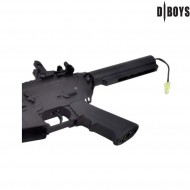 Electric rifle m4 keymod metal version black dboys (3381m)