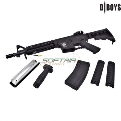 Electric rifle m4 cqbr ris metal version black dboys (5781m)