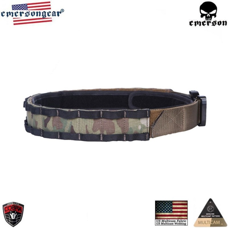 Cintura combat cobra 1.75/2" blue label multicam® genuine usa emerson (emb9342mc)