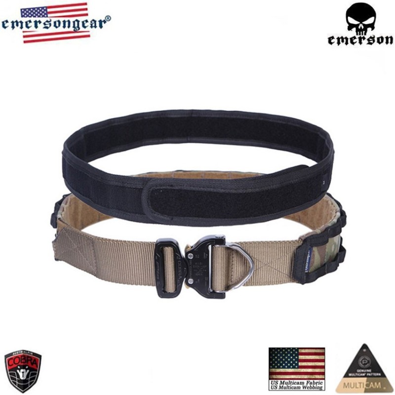 Combat cobra belt 1.75/2" blue label multicam® genuine usa emerson (emb9342mc)
