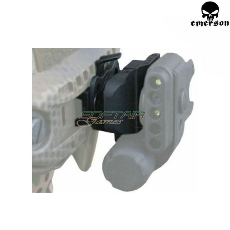 Flashlight helmet mount black emerson (em8850) Flashlight helmet mount black emerson (em8850)