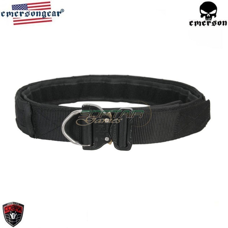 Cintura combat cobra 1.75/2" blue label black emerson (emb9342bk)