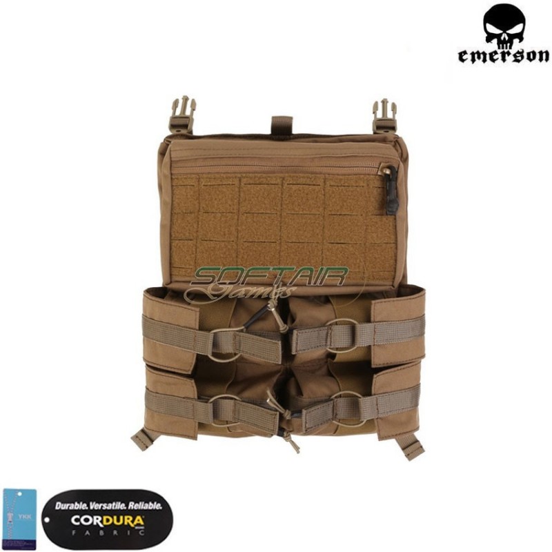 Back panel per tattici 420 coyote brown emerson (em9535cb)