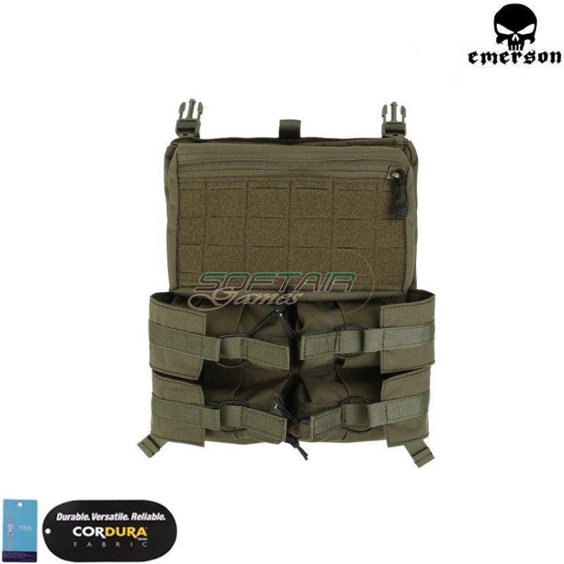 Back panel per tattici 420 ranger green emerson (em9535rg)