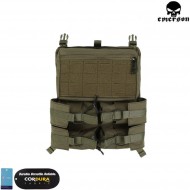 Back panel for tactical vest 420 ranger green emerson (em9535rg)