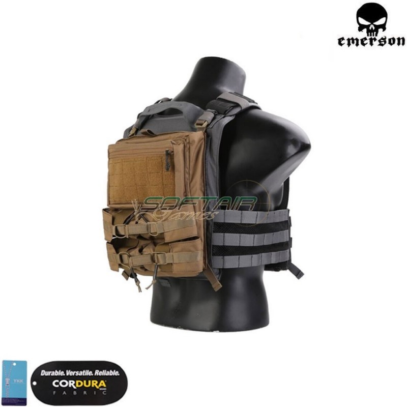 Back panel for tactical vest 420 ranger green emerson (em9535rg)