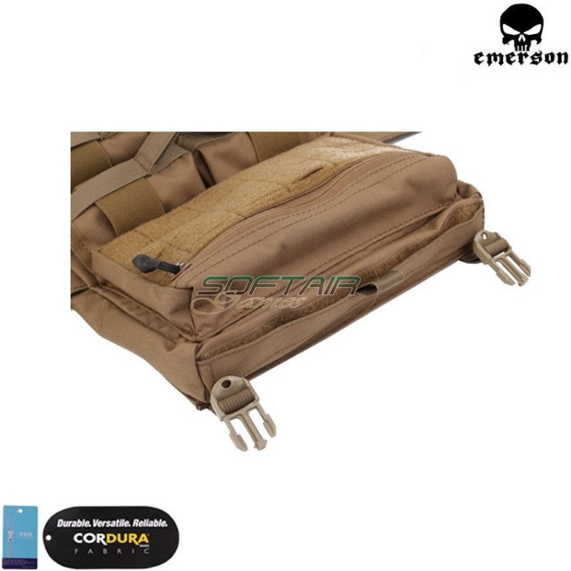 Back panel for tactical vest 420 ranger green emerson (em9535rg)