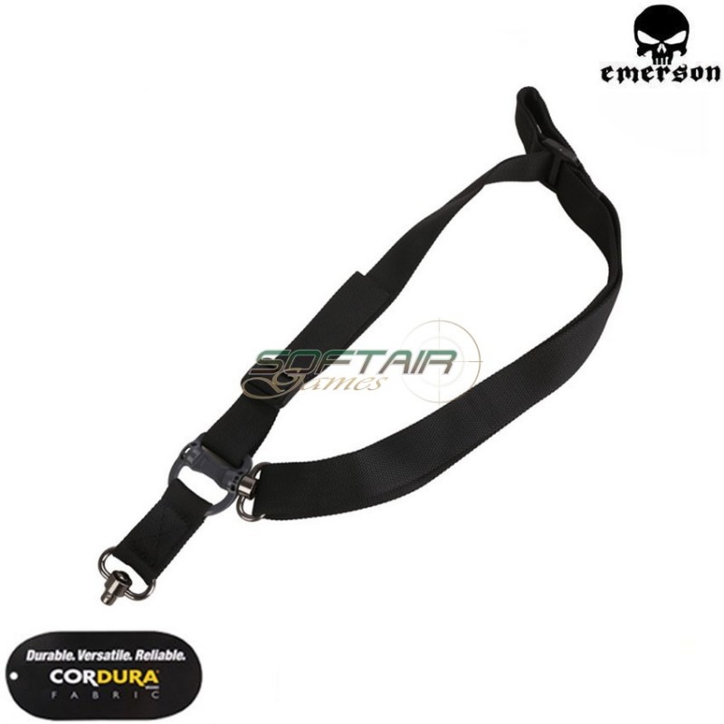 Cinghia doppio aggancio QD black emerson (bd8901-b)