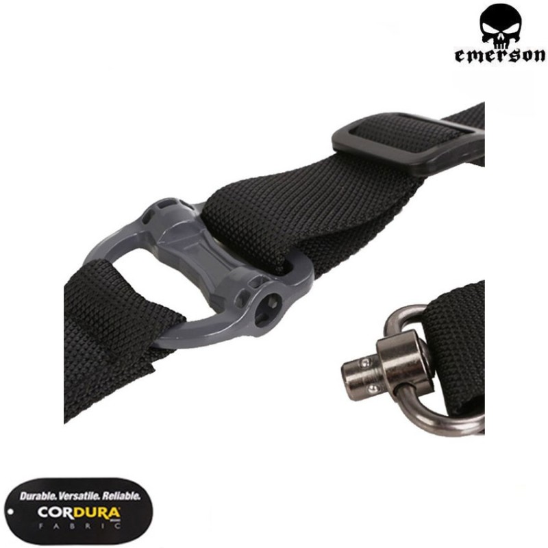 Cinghia doppio aggancio QD black emerson (bd8901-b)