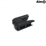 Ele mount black per t1/t2/mro/rmr aim-o (ao1732-bk)
