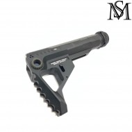 Stock si style pit viper black cnc for aeg m4 milsim series (ms-115-bk) Stock si style pit viper black cnc for aeg m4 milsim series (ms-115-bk)