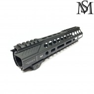 Rail LC si style 10" black per aeg milsim series (ms-r181-bk)