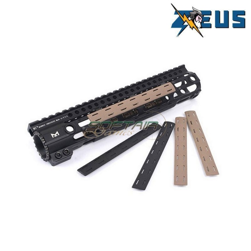 Kit 4 pezzi LC rail cover short black zeus (zs-r200-bk)