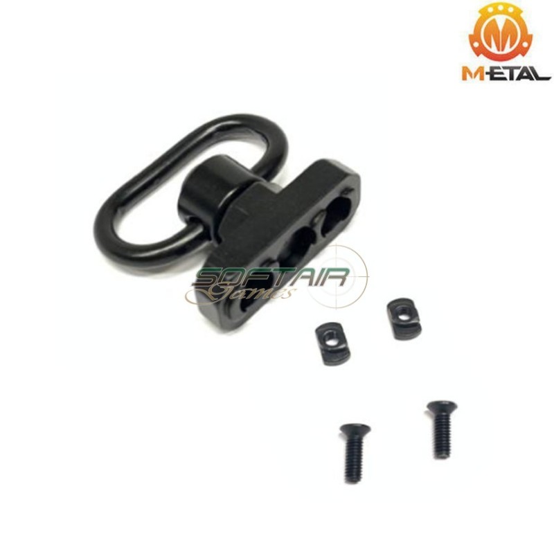 QD anello cinghia per LC black Metal® (me04007-bk)