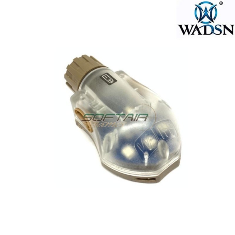 Manta Strobe dark earth base & Blue light wadsn (wd03002-de-bl)