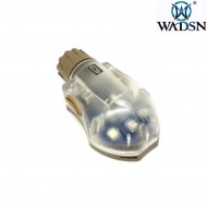 Manta Strobe dark earth base & Blue light wadsn (wd03002-de-bl)