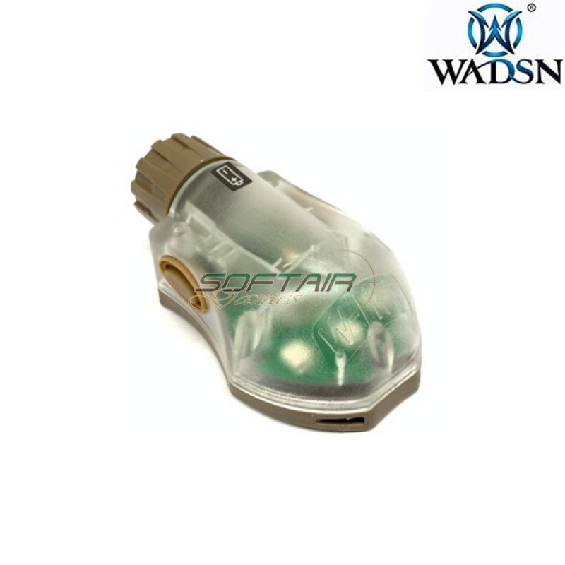 Manta Strobe dark earth base & green light wadsn (wd03002-de-gr)