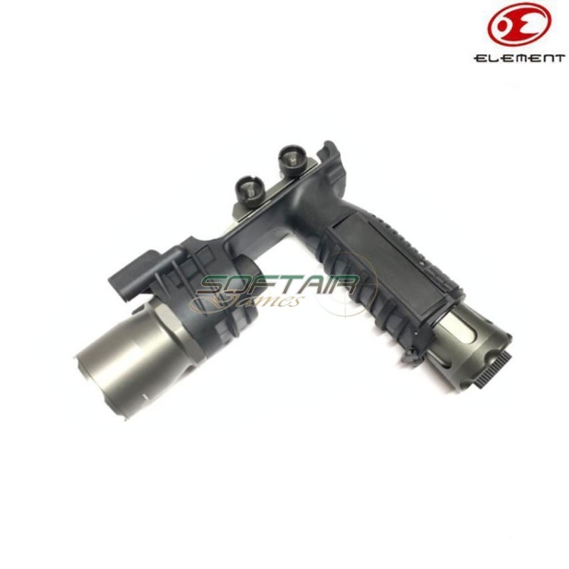 Vertical Foregrip Flashlight M910a Led Black element (el-ex202-bk-lo)