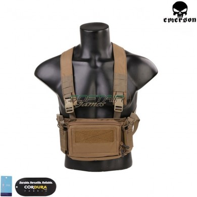 D3CR Micro chest rig coyote brown emerson (em9557cb)