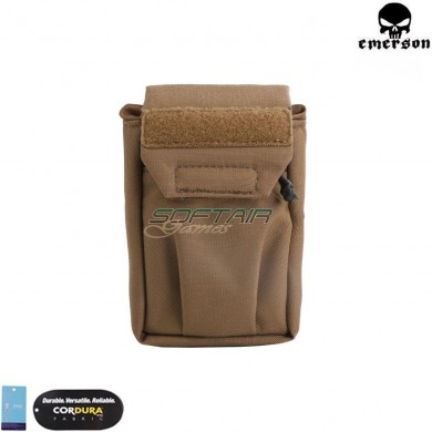 Small accessory loop pouch coyote brown emerson (em9532a)